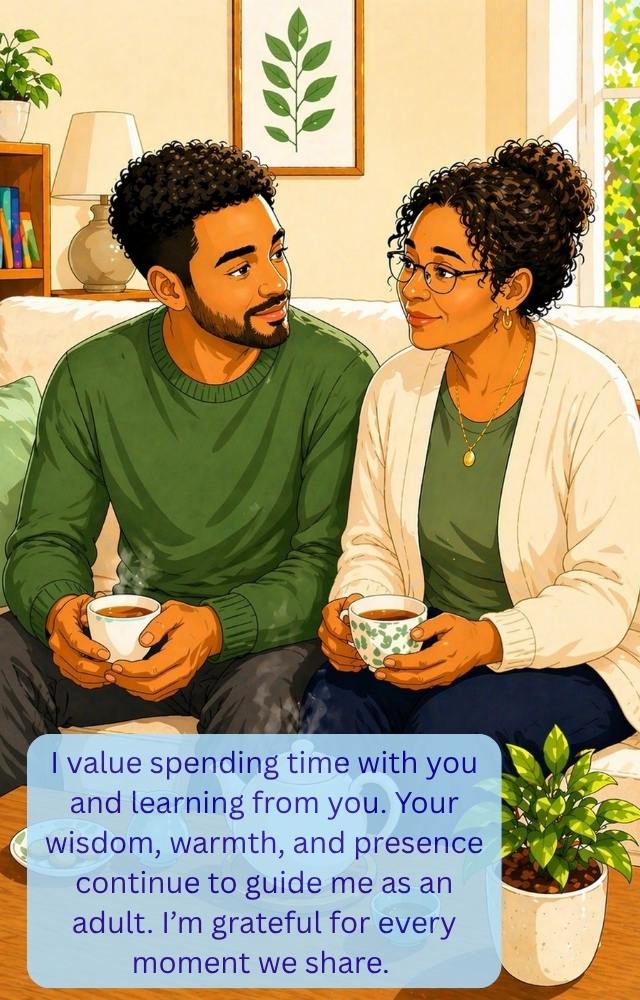 Mother and son sample page preview